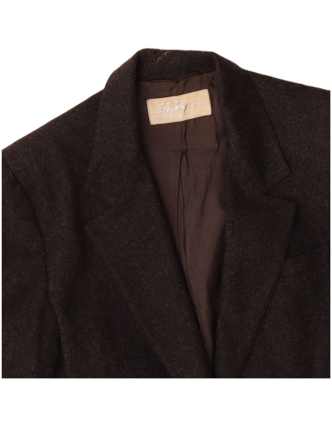 LES COPAINS Chaqueta tipo blazer de 2 botones para mujer UK 44 Gris medio