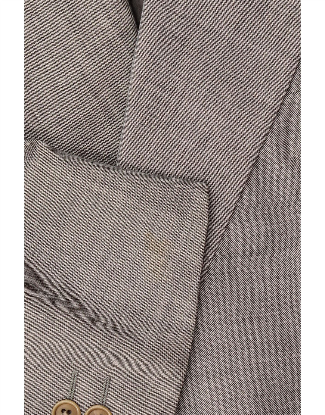 TRUSSARDI Chaqueta tipo blazer con doble botonadura para hombre IT 52 XL Lana virgen gris
