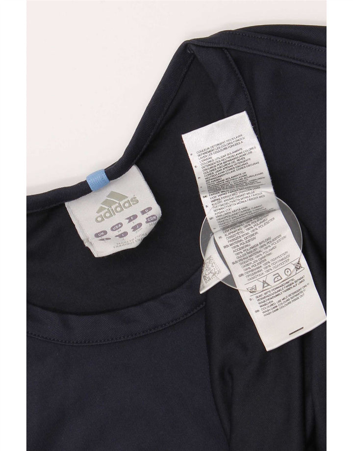 Adidas Hombre Chaleco Top Grande Azul Marino Poliéster