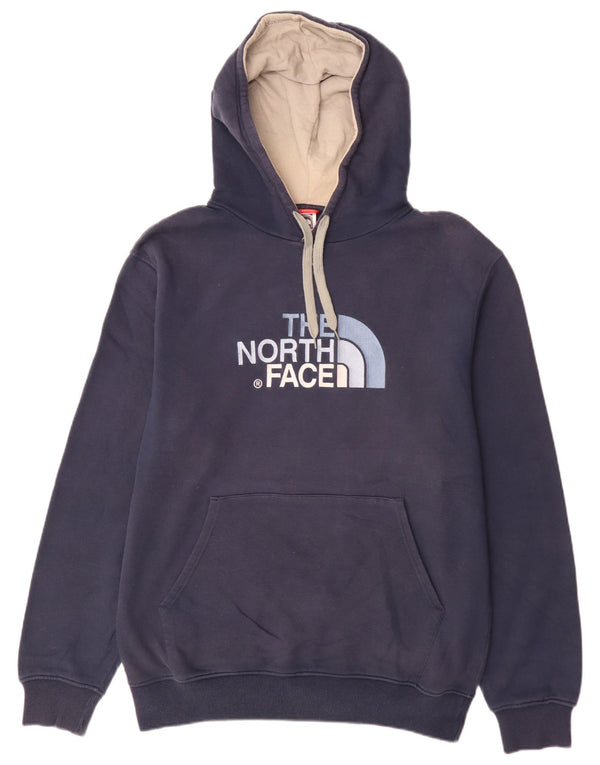 The North Face Hombre Sudadera Con Capucha Gráfica Jersey Grande Azul Marino Algodón Deportes