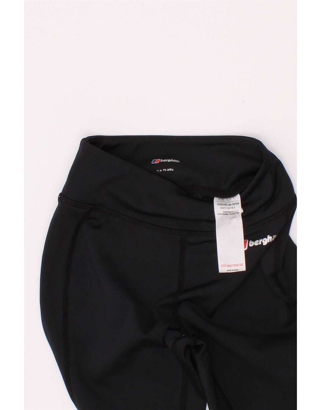 Berghaus Leggings Niña 5-6 Años Negro Poliéster