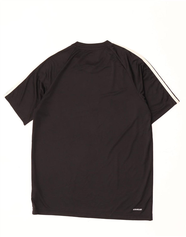 Adidas Hombre Aeroready Camiseta Top Mediano Negro Poliéster