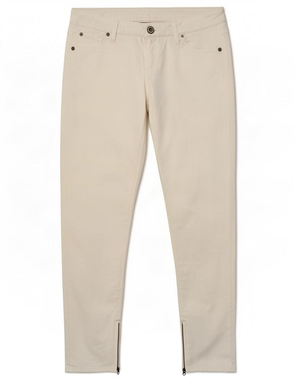 Guess Womens Super Low Skinny Casual Trousers W30 L28 White