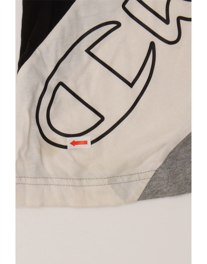 CHAMPION Mens Graphic T-Shirt Top Medium Multicoloured Colourblock Vintage Champion and Second-Hand Champion from Messina Hembry 