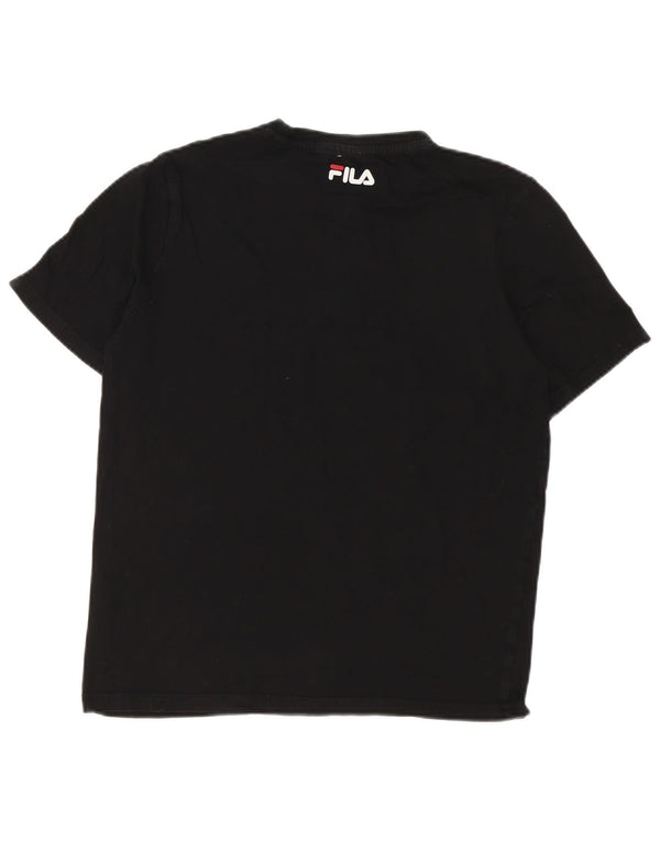 Fila Camiseta gráfica para hombre Top XS Algodón negro