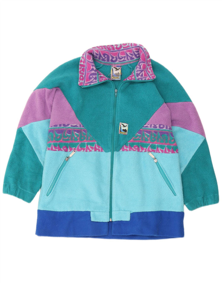 SALEWA Chaqueta polar para hombre ES 40 Grande Multicolor Colorblock Poliéster