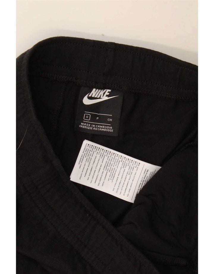 Nike - Pantalones cortos deportivos para hombre, talla pequeña, algodón negro