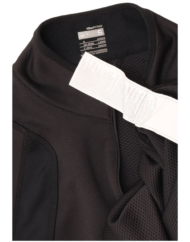 Nike - Chándal con cremallera y cuello para hombre, talla S, color negro
