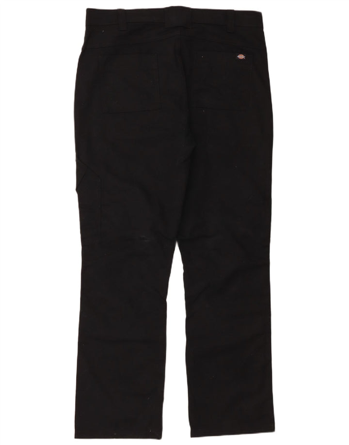 Dickies Pantalones cargo rectos para hombre W36 L32 Poliéster negro