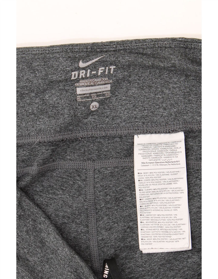 Leggings NIKE Dri Fit para mujer ES 40 XL Poliéster gris