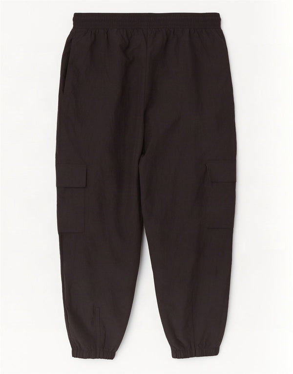 Adidas Mujer Cargo Chándal Pantalones Joggers UK 24/26 2XL Negro
