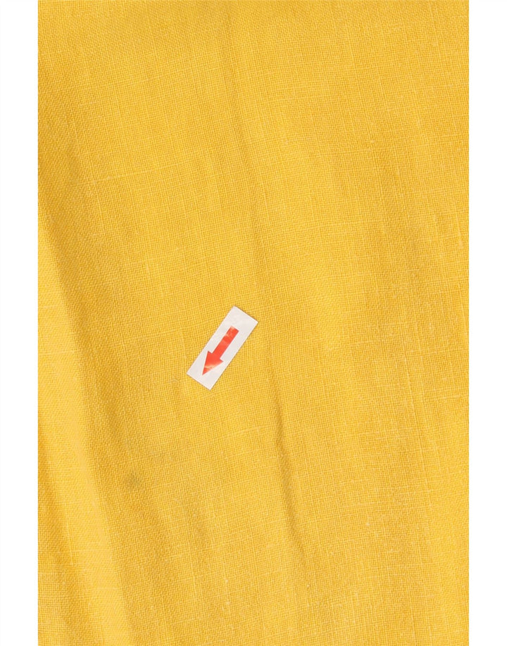 Pantalones Casuales Rectos Para Hombre Etro W34 L30 Lino Amarillo