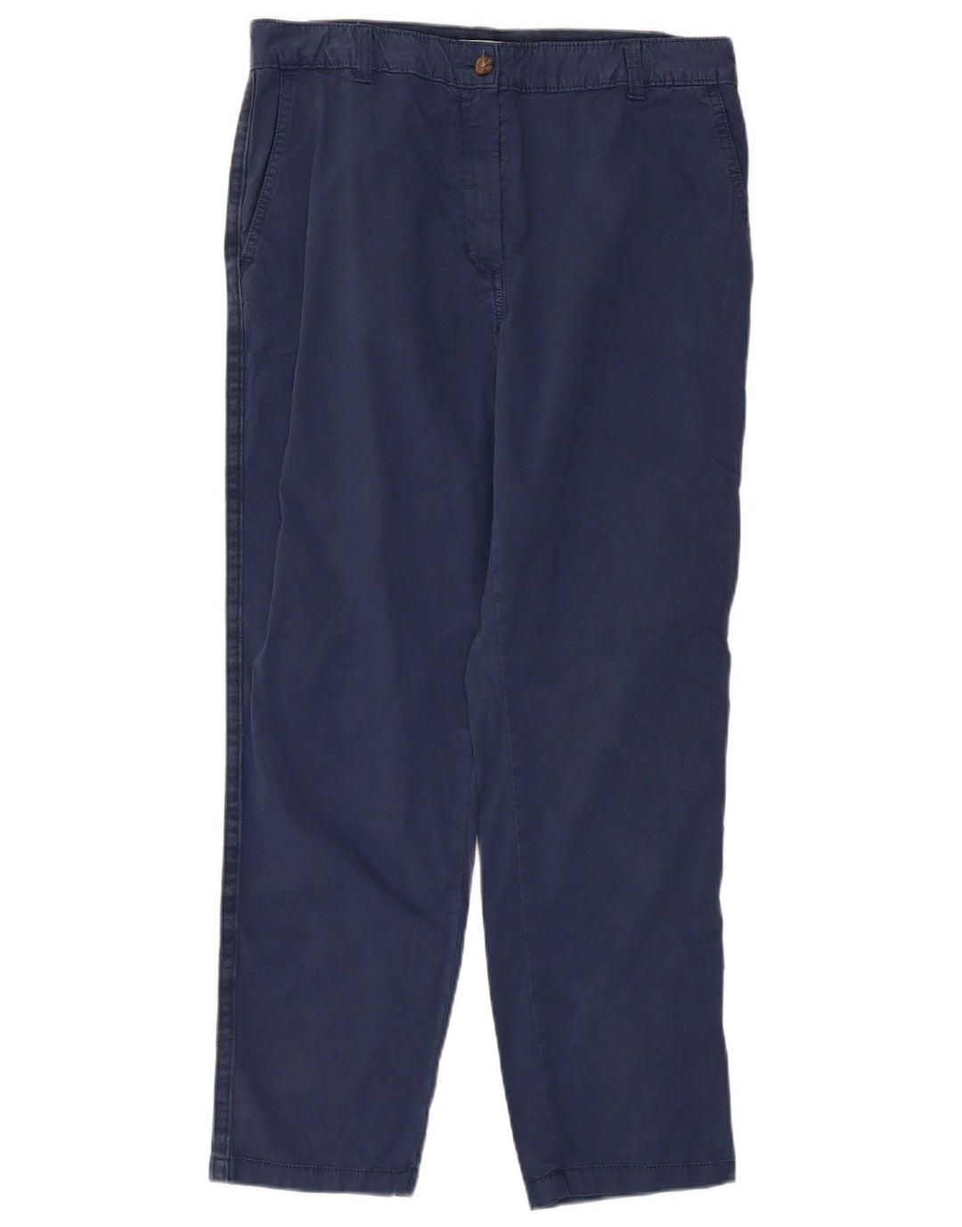 Marks & Spencer Pantalones Chinos para Mujer UK 12 Medium W32 L27 Azul Marino