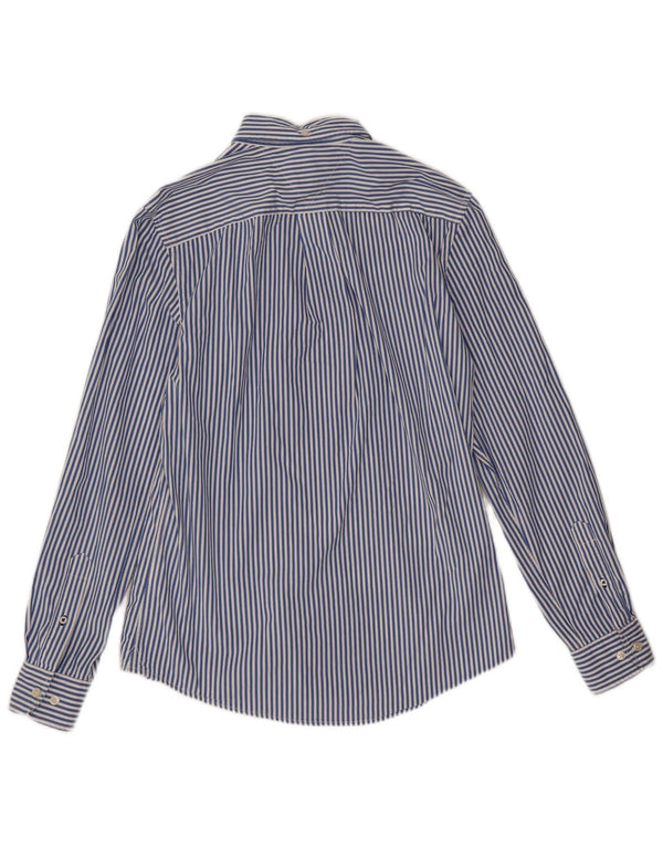 Camisa Tommy Hilfiger Hombre Small Algodón A Rayas Azul