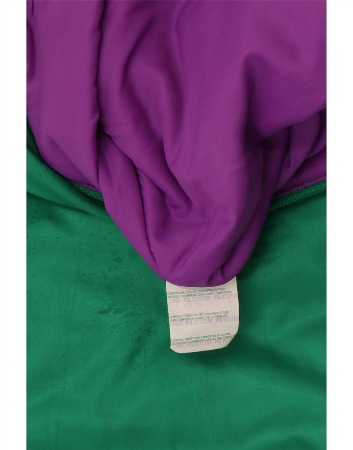 Brugi Mono de esquí para mujer IT 48 XL Verde Colorblock Poliéster Retro