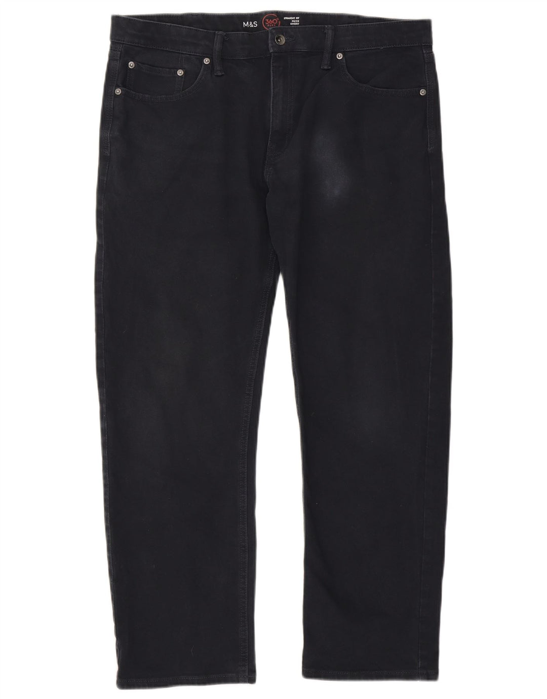 Marks & Spencer Jeans rectos para hombre W36 L29 Algodón azul marino
