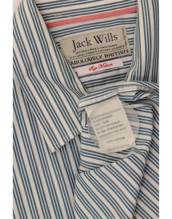 Jack Wills Camisa Formal Hombre Rayas Azul Medio