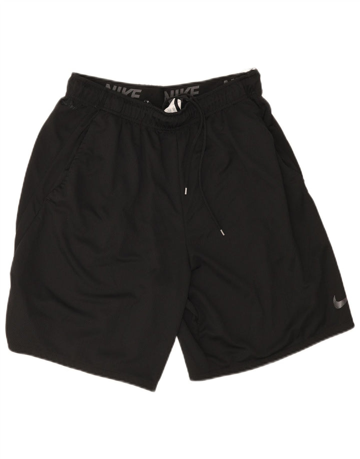Nike Pantalones cortos deportivos Dri Fit para hombre XL Poliéster negro