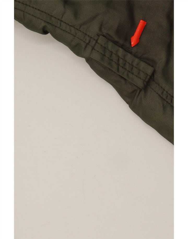 PEUTEREY Chaqueta acolchada con capucha para mujer IT 42 Poliamida verde medio