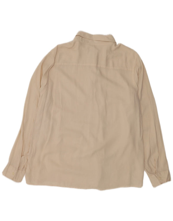 ORVIS Camisa extragrande para mujer UK 18/20 XL Off White Silk