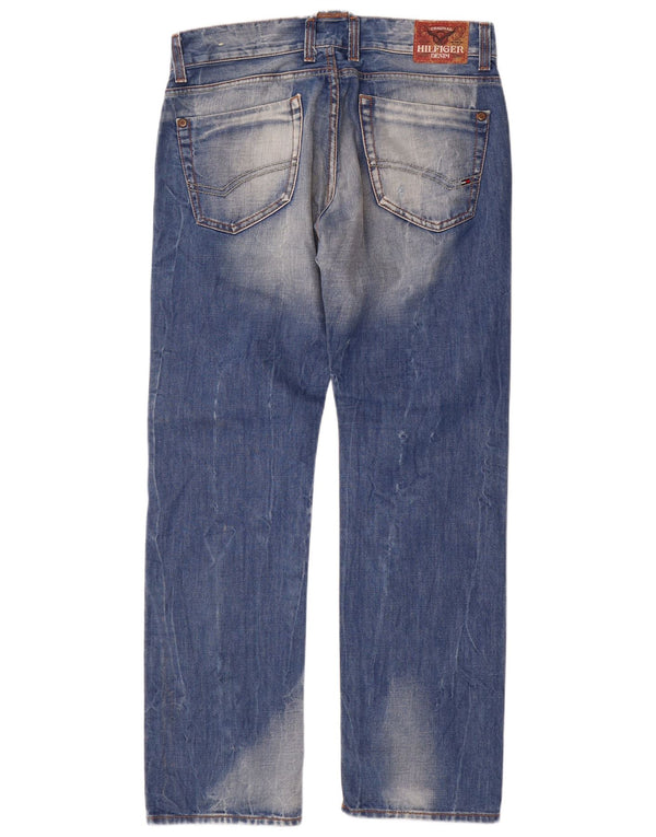 Tommy Hilfiger Vaqueros rectos para hombre W34 L34 Algodón azul