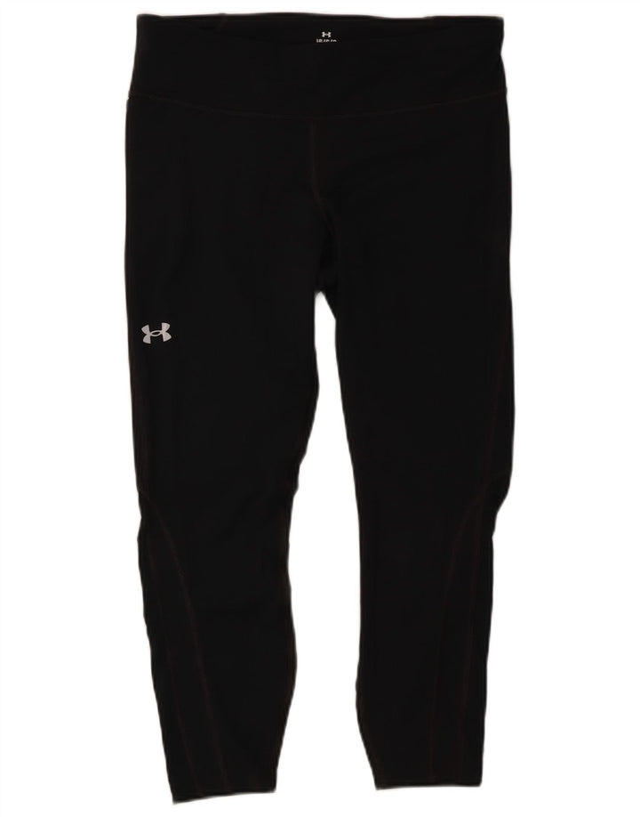 Under Armour Leggings capri de compresión para mujer Reino Unido 46 Poliéster negro grande