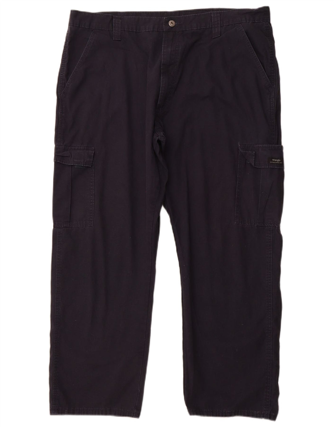 WRANGLER Pantalón cargo recto para hombre W40 L30 Algodón azul marino