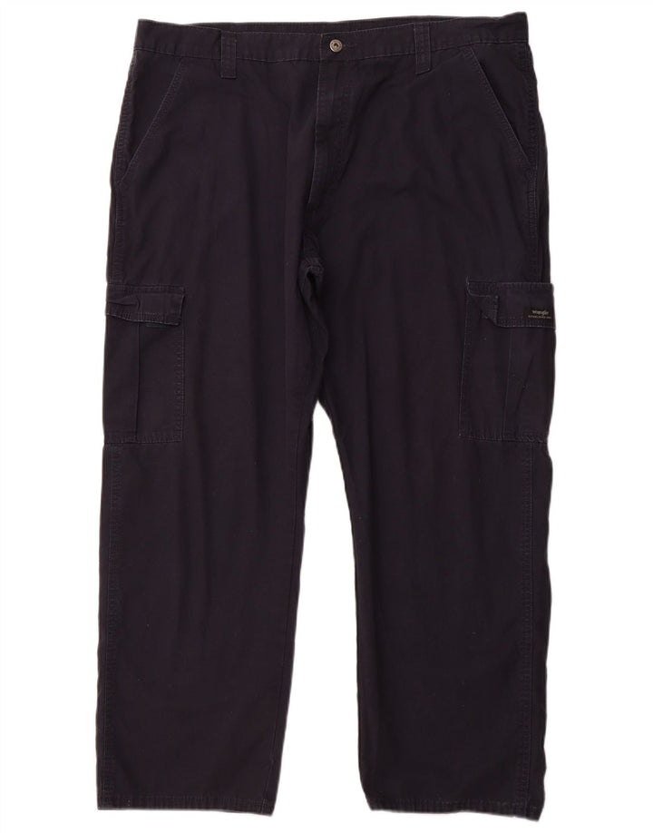 WRANGLER Pantalón cargo recto para hombre W40 L30 Algodón azul marino