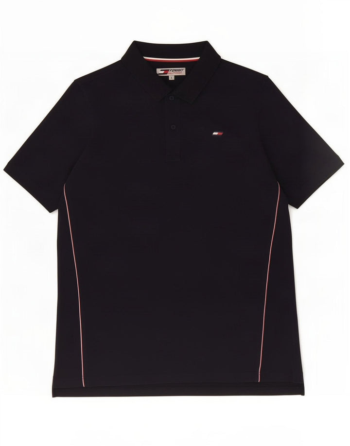 Tommy Hilfiger Polo para hombre grande azul marino