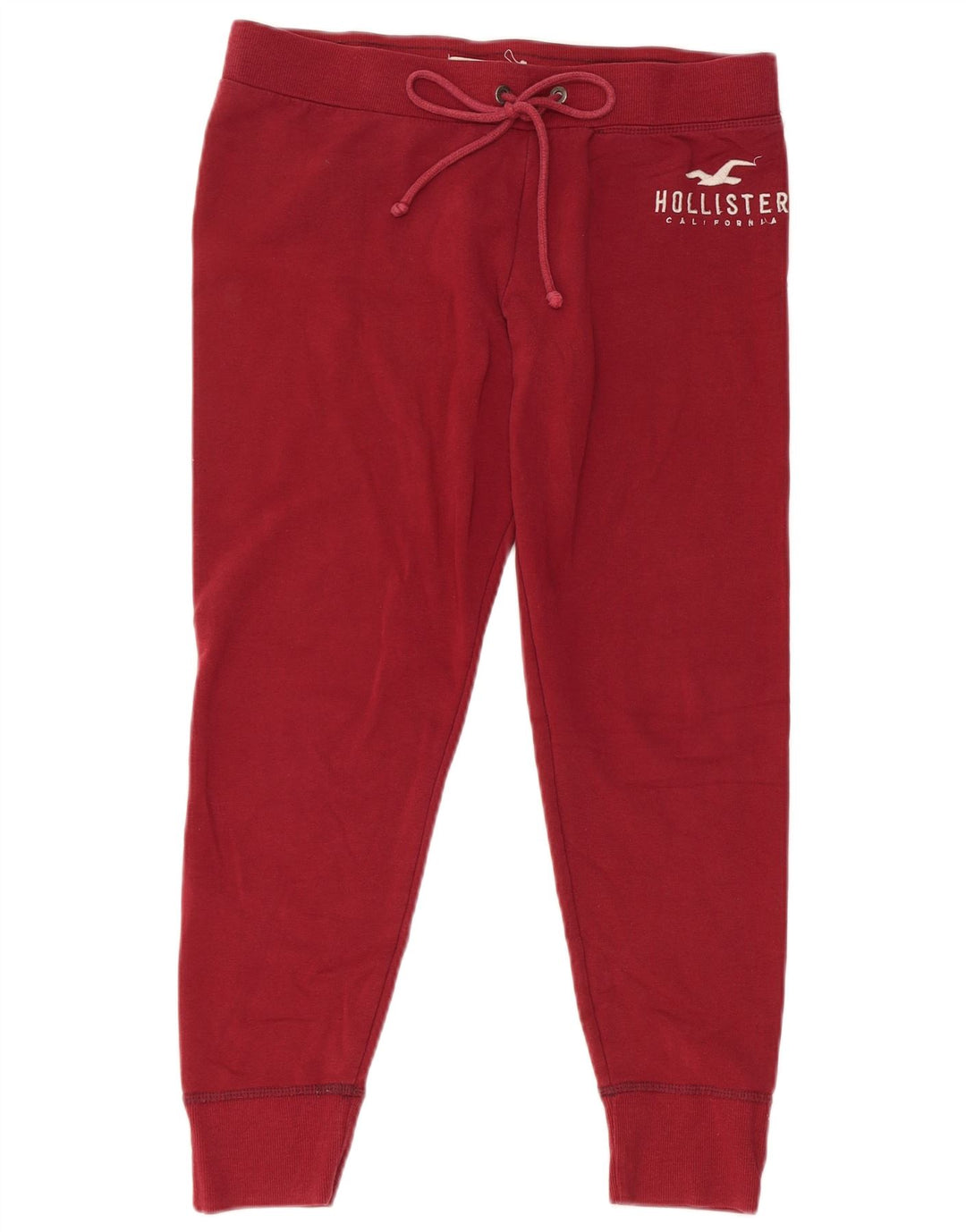 HOLLISTER Pantalones de chándal gráficos para mujer Joggers UK 44 Large Borgoña