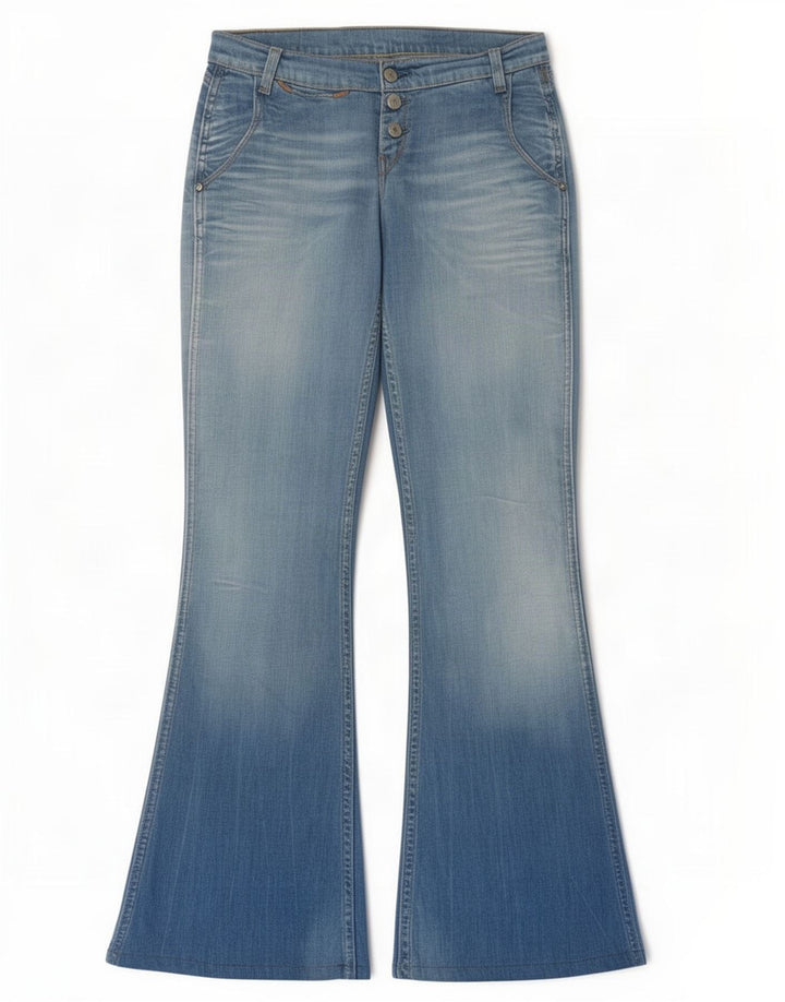 Vaqueros Levi's Mujer Acampanados W29 L32 Algodón Azul