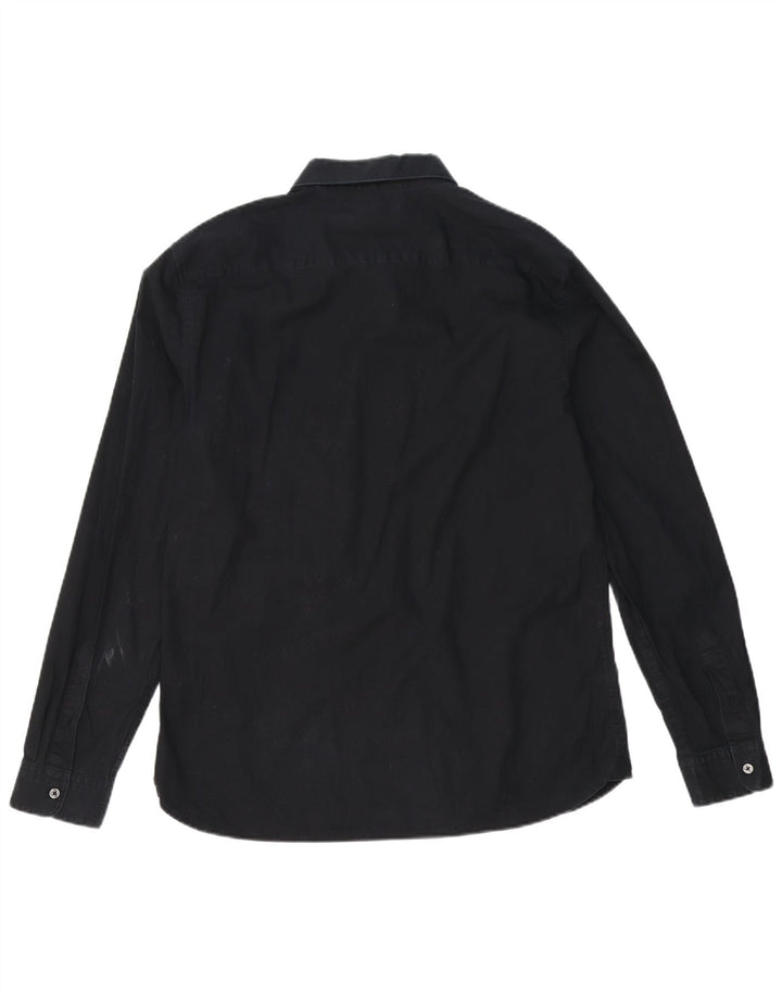 Camisa ajustada para hombre de French Connection, talla grande, de algodón azul marino