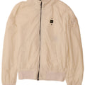 BLAUER Chaqueta Bomber para Mujer UK 40 Mediana Poliamida Blanca
