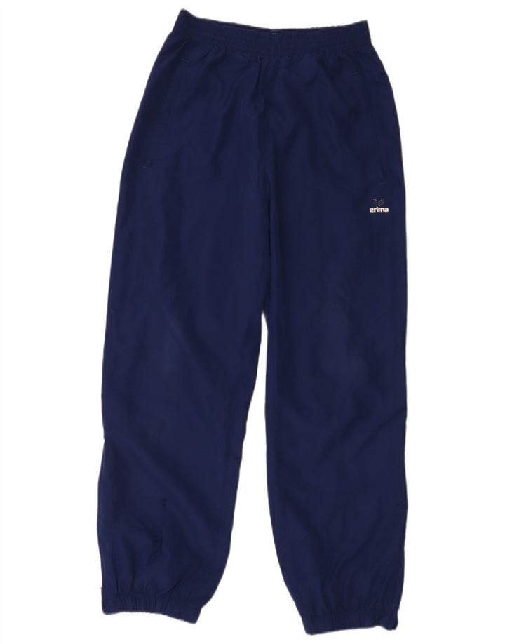 Erima Mujer Chándal Pantalones Joggers UK 10 Small Azul Marino Poliéster