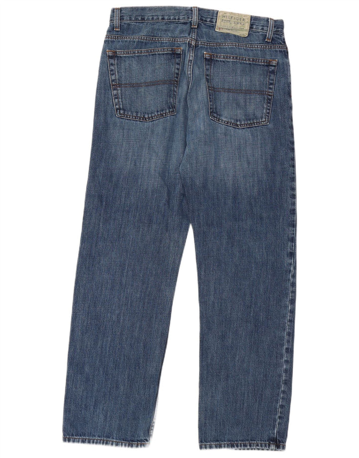 TOMMY HILFIGER Vaqueros rectos para hombre W31 L30 Algodón azul