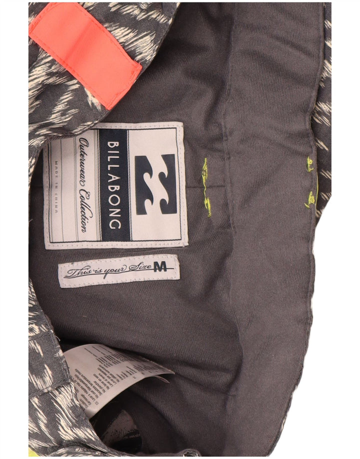 Billabong Pantalones de esquí para mujer UK 44 Poliéster geométrico gris medio