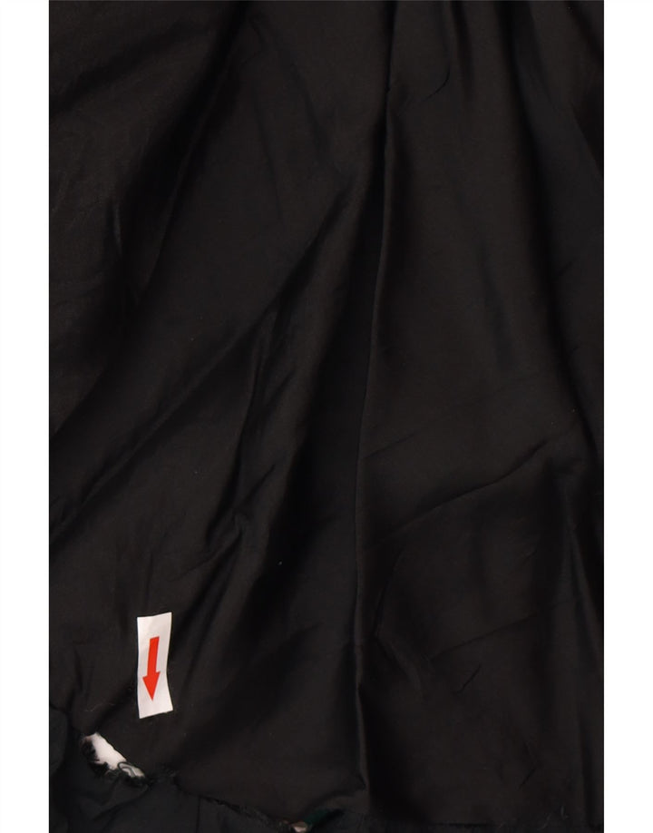 Vintage mujer falda acampanada W28 medio multicolor floral