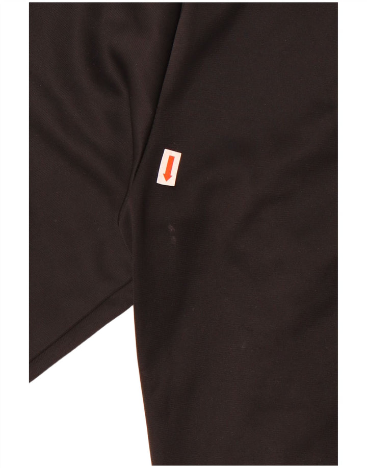 Fila Mens Graphic Chándal Top Chaqueta Pequeña Poliéster Negro