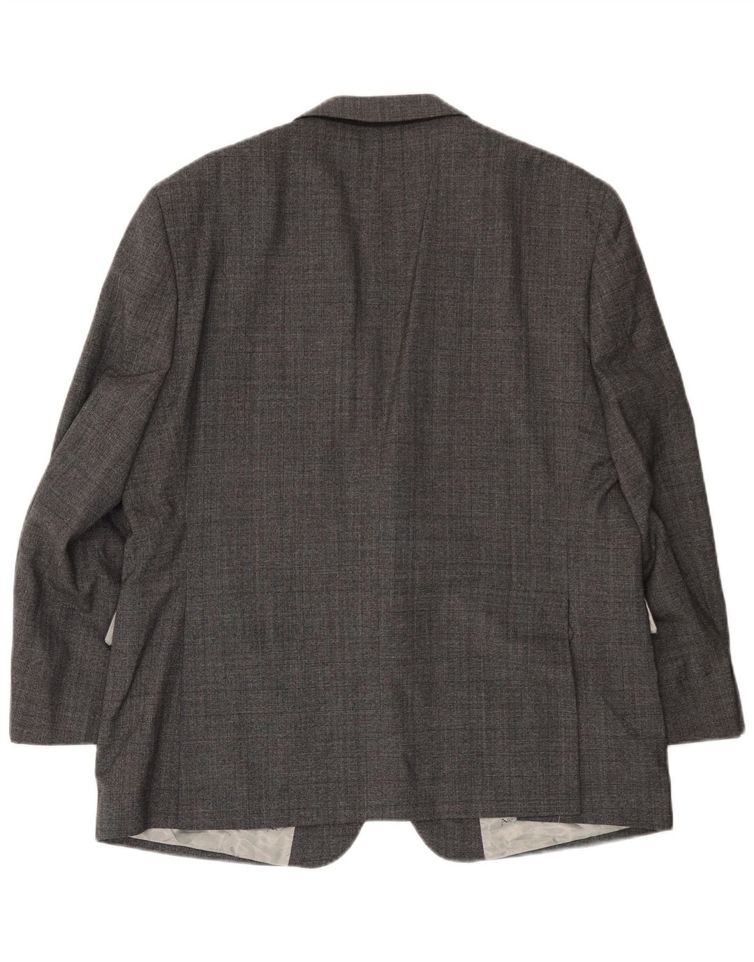 Aquascutum Chaqueta tipo blazer de 2 botones para hombre UK 46 3XL Lana gris