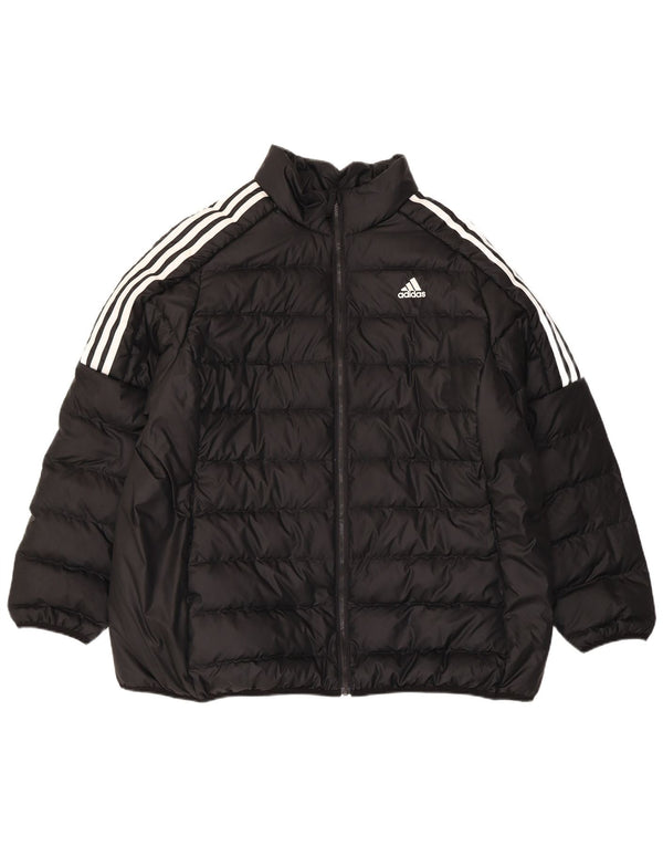 Adidas Chaqueta Acolchada Holgada Mujer ES 20/22 XL Negro Poliéster Deportes