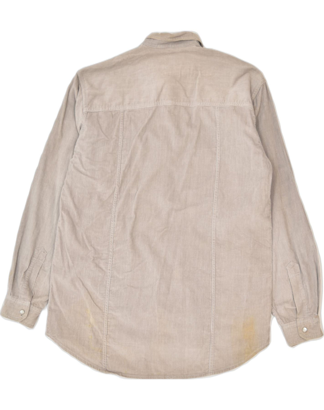 MASH Mens Corduroy Shirt Medium Beige Cotton | Vintage | Thrift | Second-Hand | Used Clothing | Messina Hembry 