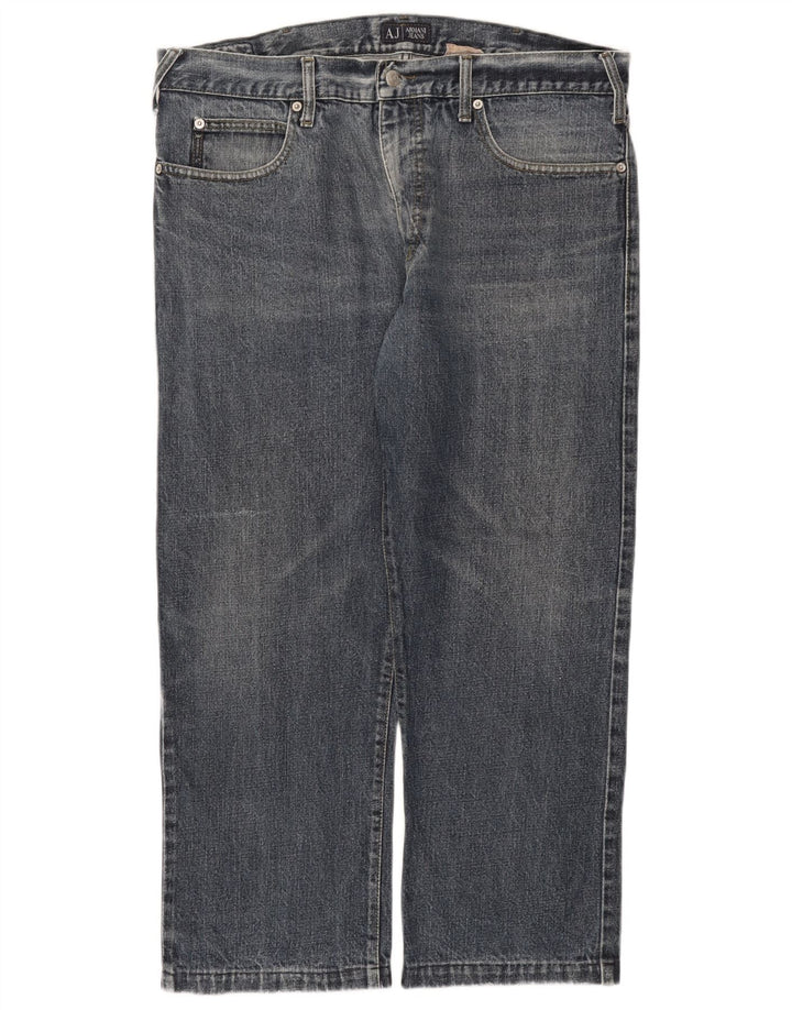 Vaqueros Armani Hombre Cropped W38 L26 Azul