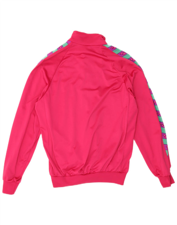 Arena Mujer Gráfico Chándal Top Chaqueta UK 40 Grande Rosa
