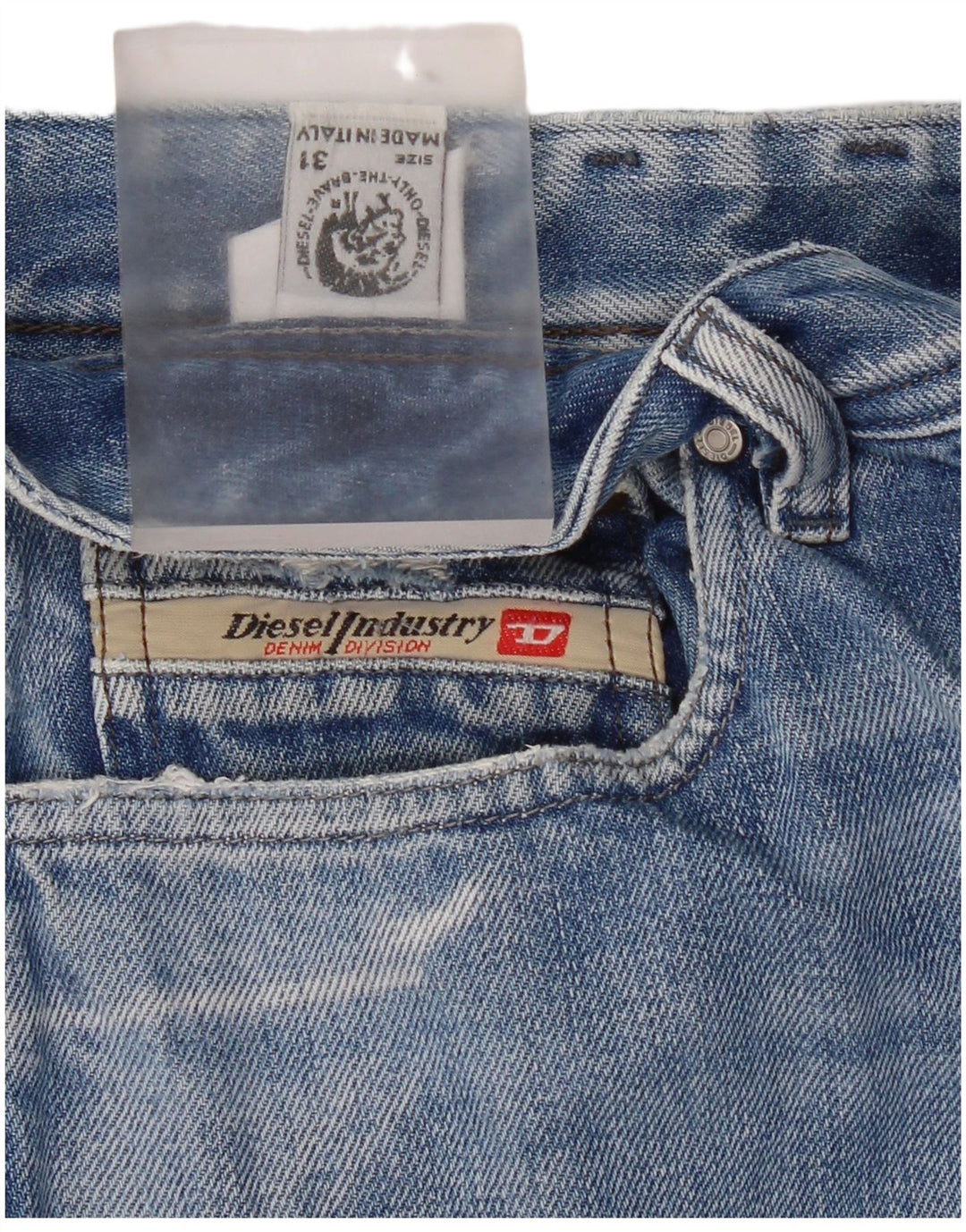 Diesel Mujer Vaqueros Bootcut Desgastados W31 L31 Azul