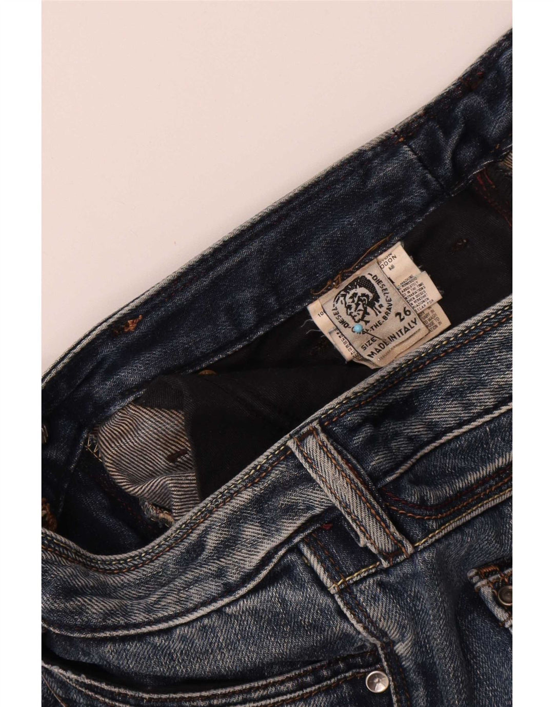 Vaqueros Bootcut Mujer Diesel W26 L31 Algodón Azul
