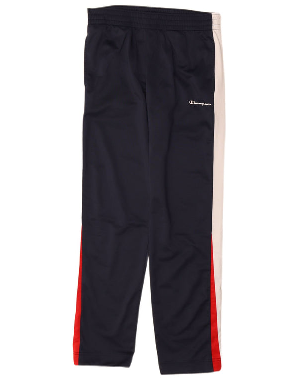 Champion Pantalón De Chándal Para Hombre Grande Azul Marino Colorblock Poliéster