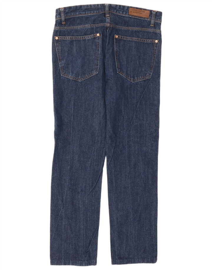 Benetton Vaqueros Rectos Hombre W32 L29 Azul