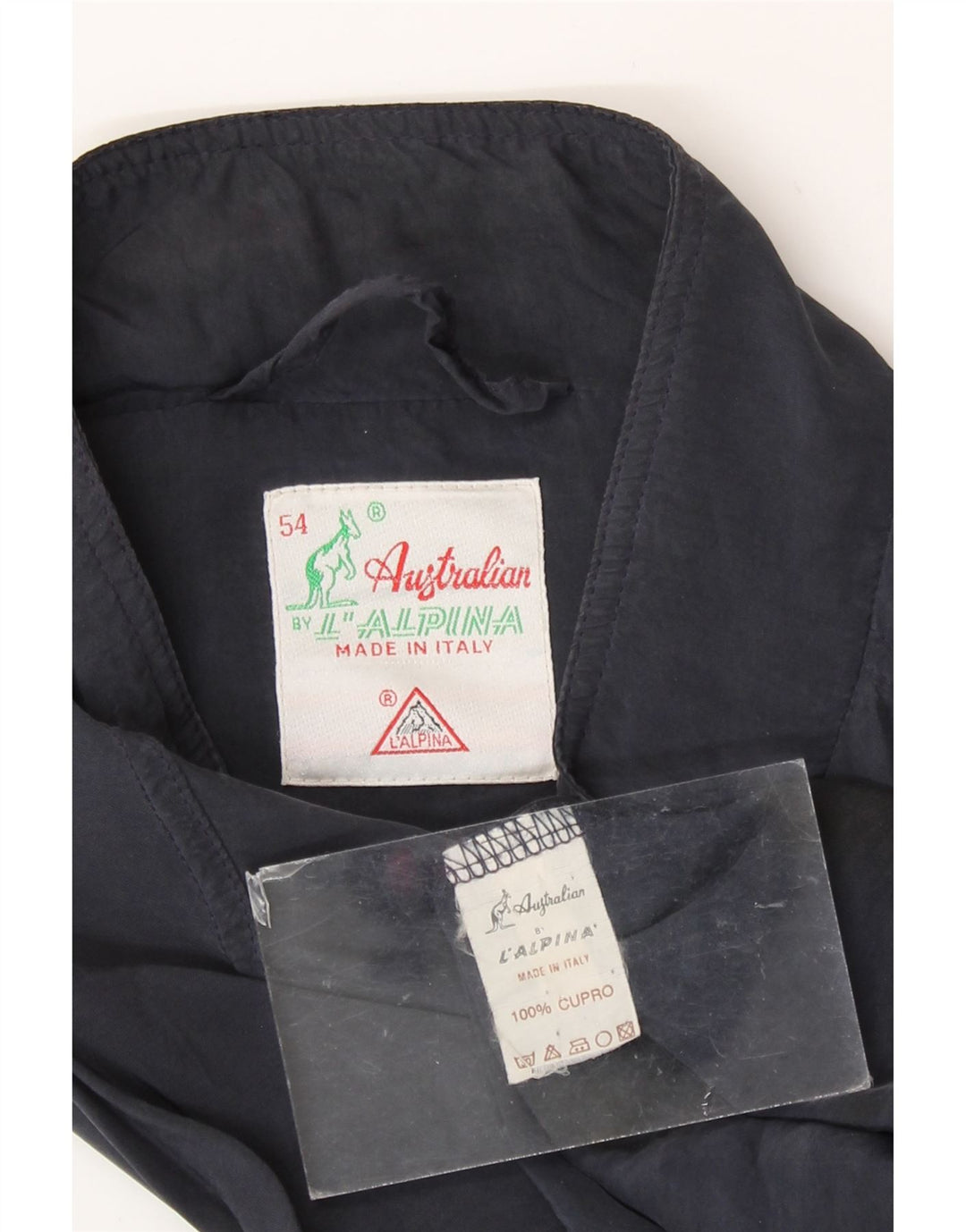 AUSTRALIAN L'ALPINA Chaqueta bomber para hombre IT 54 2XL Azul marino Cupro