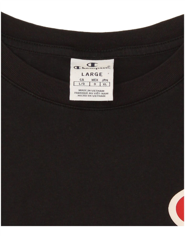Champion Camiseta con gráfico extragrande para mujer UK 40 Grande Negro