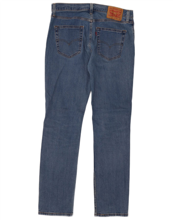 Levi's Hombre 511 Slim Jeans W34 L32 Algodón Azul